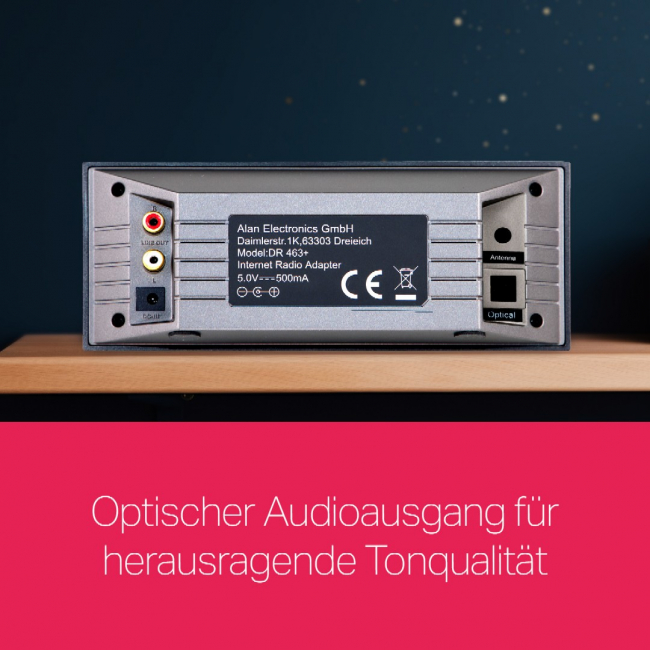 Albrecht DR 463+ Internet-, DAB+ und UKW-Radio Tuner